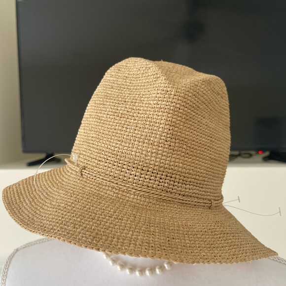 NEW HELEN KAMINSKI Packable Raffia Fedora Hat - Picture 5 of 12